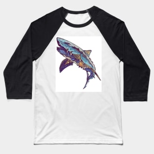 Cyber shark Baseball T-Shirt